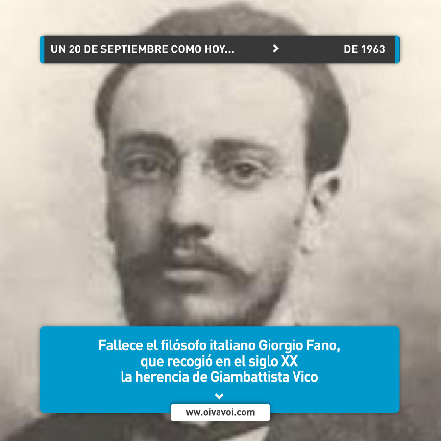 Giorgio Fano, heredero de Giambattista Vico 1 Giorgio Fano, heredero de Giambattista Vico