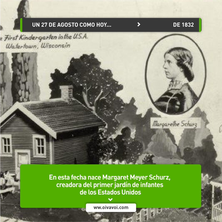 Margaret Meyer Schurz y el primer jardín de infantes de los Estados Unidos 1 Margaret Meyer Schurz y el primer jardín de infantes de los Estados Unidos