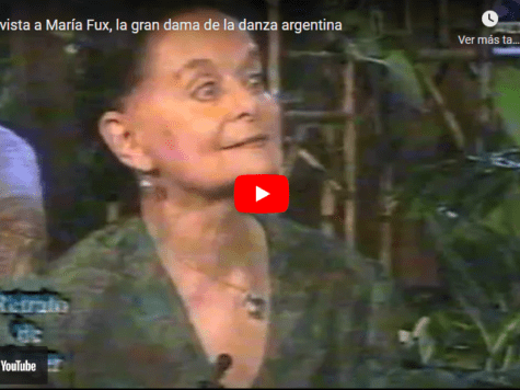 Entrevista a María Fux, la gran dama de la danza argentina