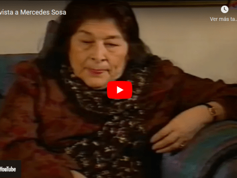 Entrevista a Mercedes Sosa