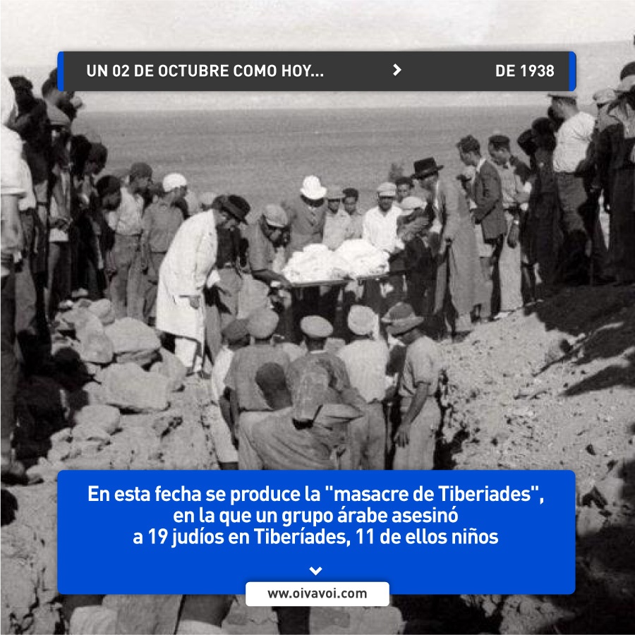 La masacre de Tiberiades: 2 de octubre