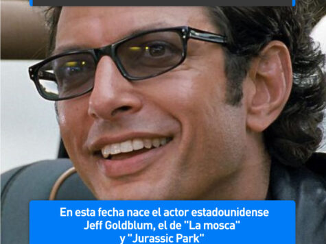 Jeff Goldblum, el de "La mosca" y "Jurassic Park"