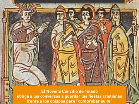 El Noveno Concilio de Toledo, contra los judíos