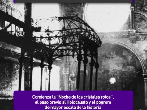 La "Noche de los cristales rotos, el mayor pogrom de la historia