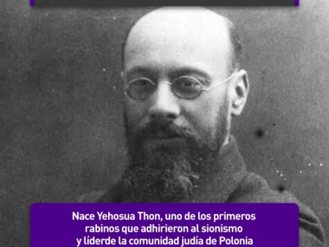 Yehosua Thon, rabino y precursor del sionismo