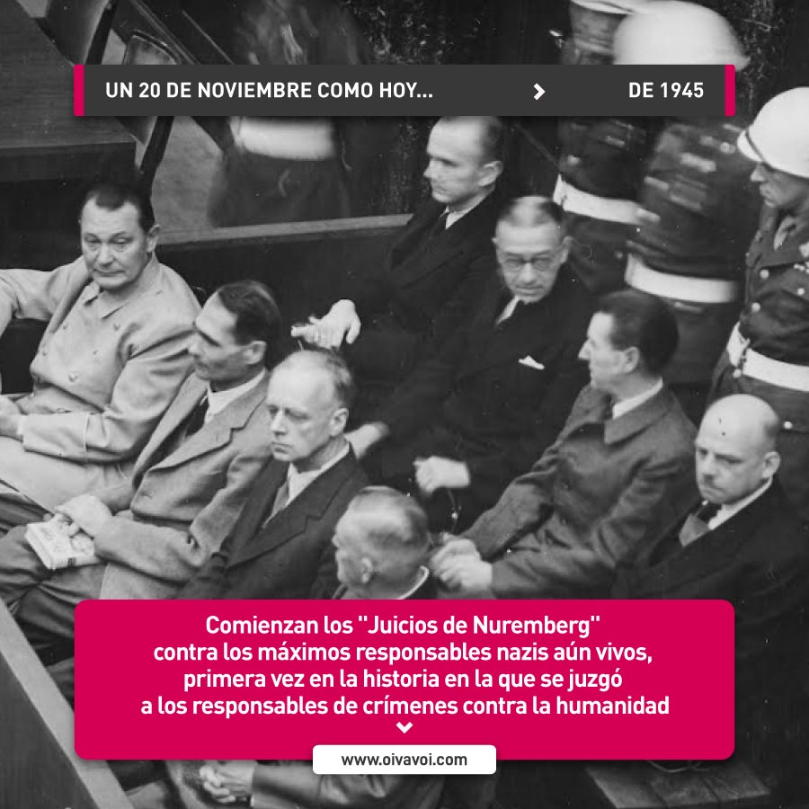 Los "Juicios de Nuremberg", un hito para la humanidad 1 Los "Juicios de Nuremberg", un hito para la humanidad