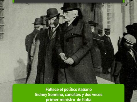 Sidney Sonnino, primer ministro de Italia