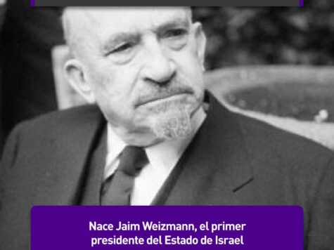 Jaim Weizmann, primer presidente del Estado de Israel