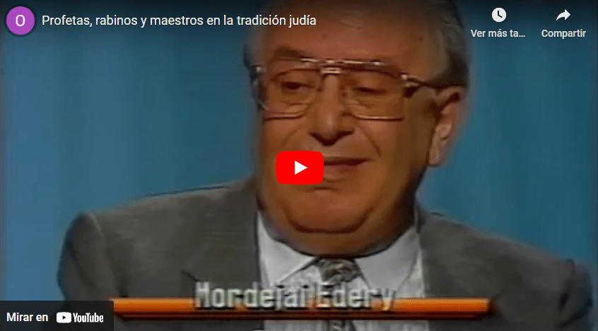 Profetas, rabinos y maestros en la tradición judía