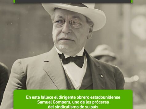 Samuel Gompers, fundador del sindicalismo de los Estados Unidos
