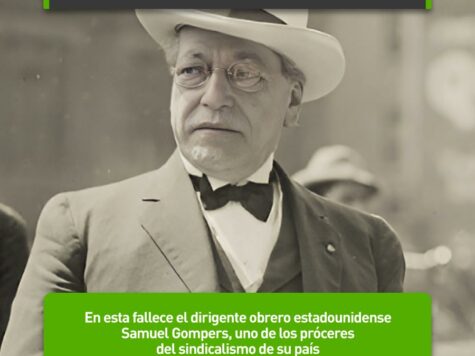 Samuel Gompers, fundador del sindicalismo de los Estados Unidos