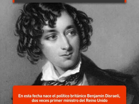 Benjamin Disraeli, dos veces primer ministro del Reino Unido