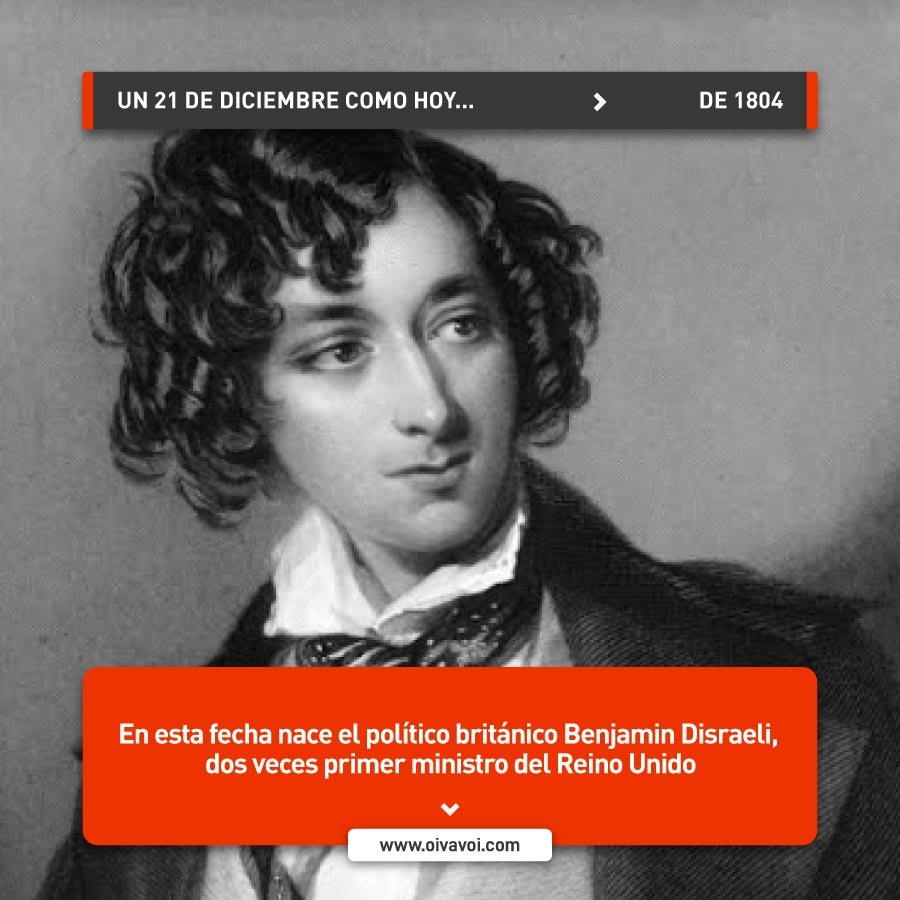 Benjamin Disraeli, dos veces primer ministro del Reino Unido 1 Benjamin Disraeli, dos veces primer ministro del Reino Unido